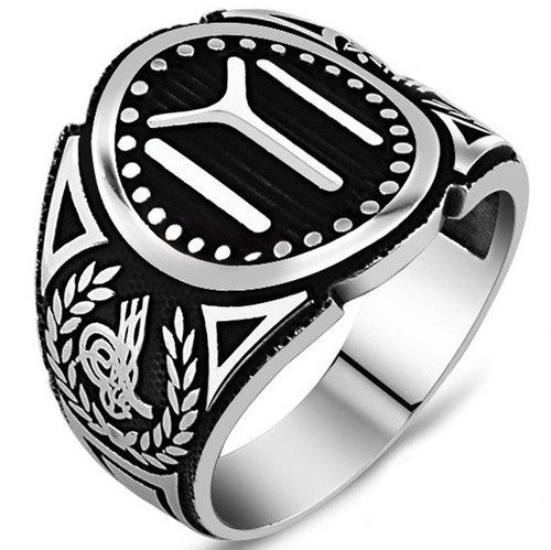Anello uomo argento - da,