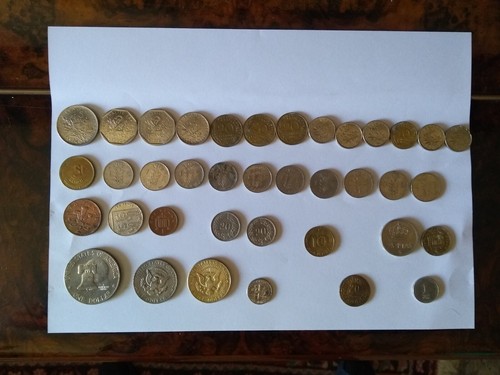 Lotto monete straniere - di,