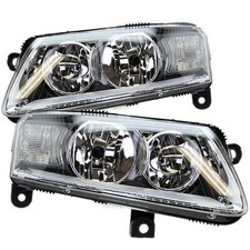 2x Coppia Fari Fanali per Anteriori Audi A6 2004-2008
