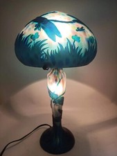 Lampada da scrivania in vetro