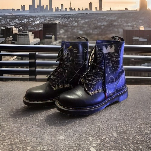 Stivali stringati martens - stivali,