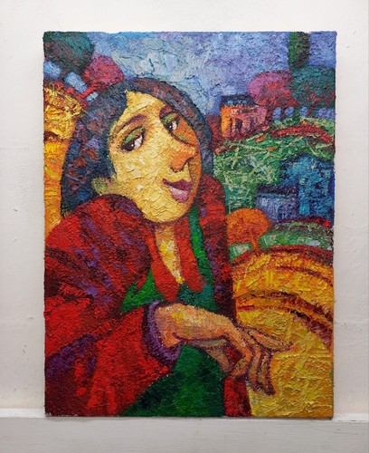 Quadro dipinto paesaggio - quadro,