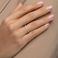 Fascia Eternità Oro Bianco