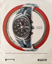 PIRELLI Pubblicità OROLOGIO PZERO CORSA LIMITED EDITION 2006 1 pagina originale