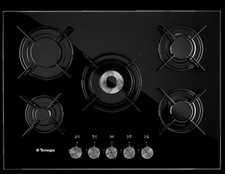 Piano cottura 5 fuochi vetro