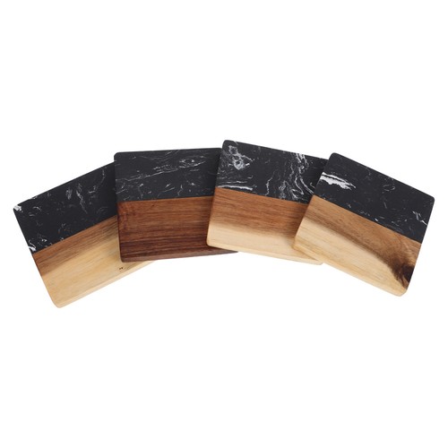 4pcs marmor käsebrett holz - 4pcs,