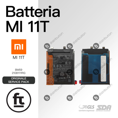 Xiaomi batteria 11t - batteria,