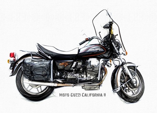 Stampa fine art - stampa, "moto