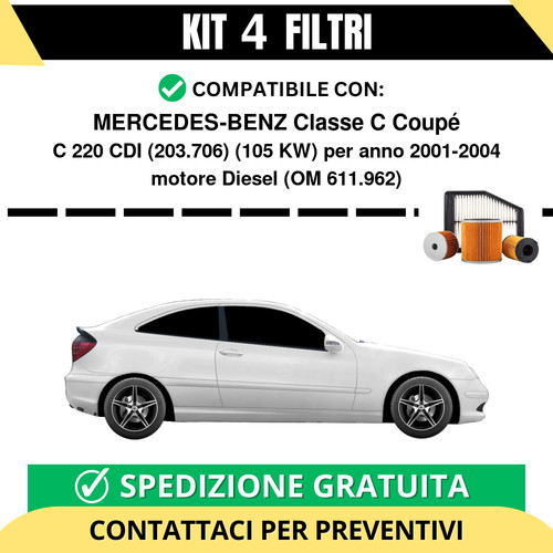 Kit filtri risparmio - kit, per
