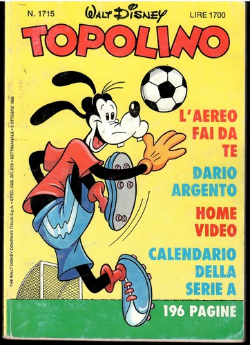 Topolino 1715 del 9 ottobre - n.,