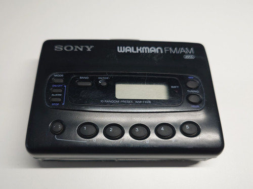 Sony walkman fx28 - walkman, fm/am