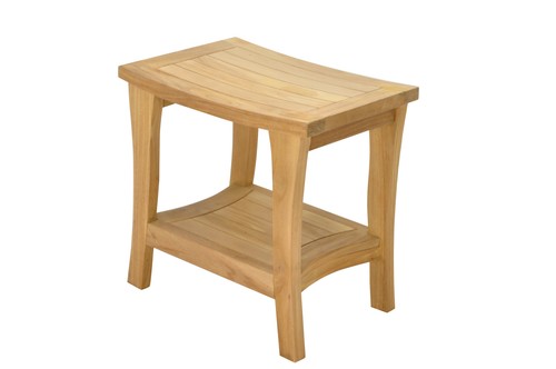Banco doccia teak sgabello - teak,
