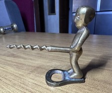 ANTICO CAVATAPPI / APRIBOTTIGLIA IN OTTONE VINTAGE ANTIQUARIATO MZ