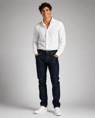 Jeans uomo ragazzo regular - uomo,