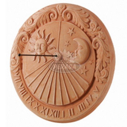 Meridiana astri terracotta - in,