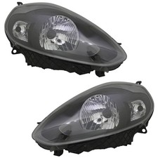 Faro proiettore nero per Fiat