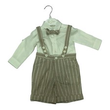 ABITO COMPLETO CERIMONIA BIMBO LES GAMINS LGMD402099N LINO ORIGINALE PE 2023