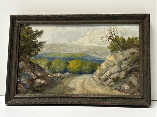 Antico dipinto paesaggio