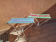 Sgabello Seggiolino Da Pesca Pieghevole Vintage