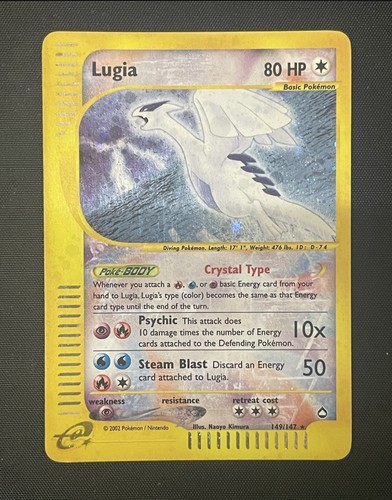Lugia crystal 149 147 holo - crystal, 🧨holo