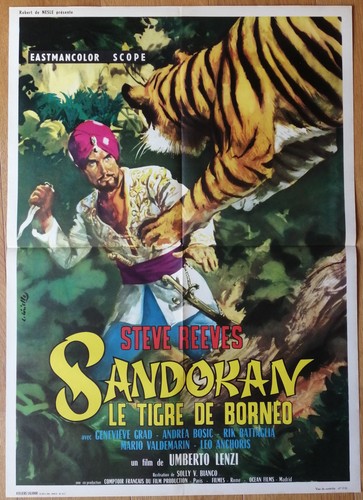 Sandokan tigre borneo steve - sandokan, le