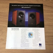 GRAM26 MAGAZINE ADVERT 11X8 KEF NEW MONITOR SERIES LOUDSPEAKERS
