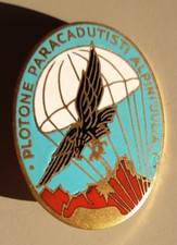 DISTINTIVO PLOTONE ALPINI PARACADUTISTI BRIGATA  JULIA