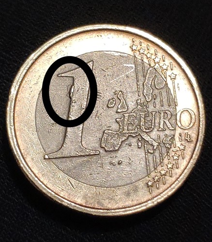 Moneta euro rara - 1,