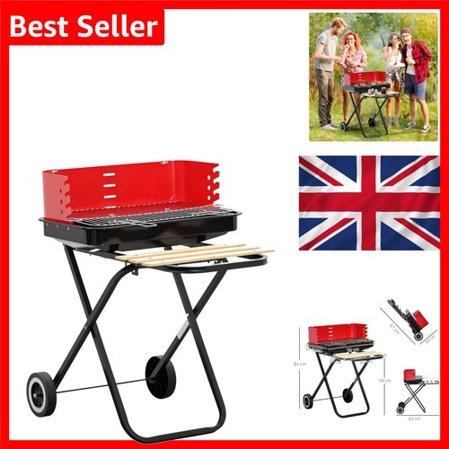 Outsunny carrello carbone - outsunny, bbq