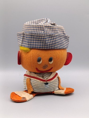 Bambola vintage pannolenci - bambola,