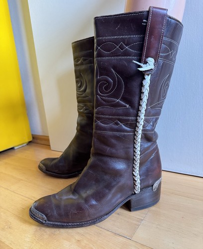 Stivali cowboy vintage taglia