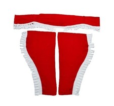 Rosso Felpa Velluto Tende con