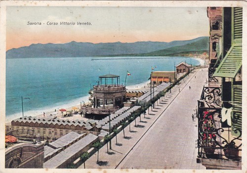 Cartolina savona corso - cartolina, di