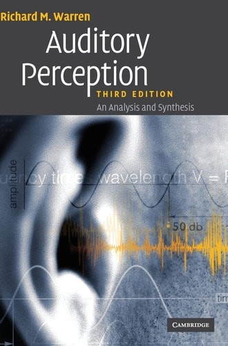 Auditory perception an - auditory, perception: