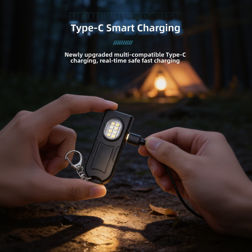 Portachiavi luce usb - luce, usb-c