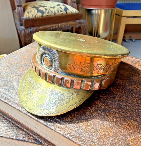 Trench art military cap wwi - military,