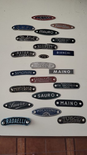 Targhette per selle - , di