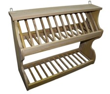 Piattaia in legno naturale di