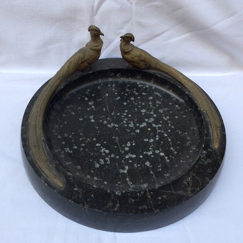 Bronzo marmo svuotatasche 1900 - marmo,