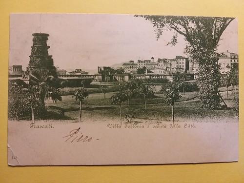 Frascati villa - frascati, (roma).