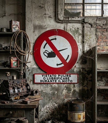 Cartello industriale vintage - industriale,