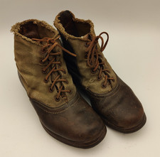 WW2 Tropical High M1940 Modified Ankle Boots Tropenstiefel Afrika Korps DAK RARE
