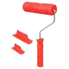  1 set di rulli per venature del legno, strumenti di verniciatura per texture in