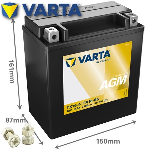 Batteria per kawasaki - batteria,
