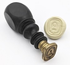 WILLOUGHBY FAMILY GEORGIAN COAT OF ARMS CREST INTAGLIO SEAL c1800