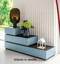 COMO' CASSETTIERA MODULARE A SBALZO IN LEGNO LACCATO OPACO/NOBILITATO 1706