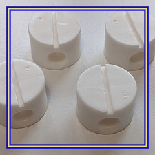 128437 x 4 IKEA Raccordi porta dadi in plastica letto Trysil - BIANCO