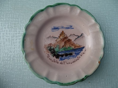 Piatto maiolica con - piatto,