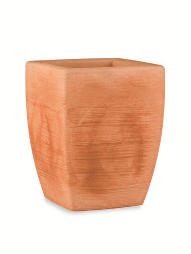 Vaso quadrato resina - in,