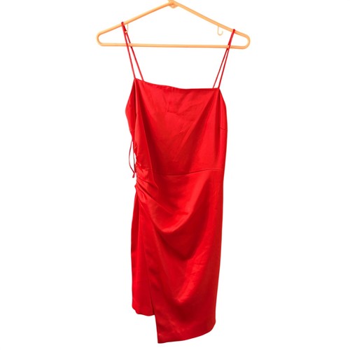 Zara mini abito rosso raso - abito,